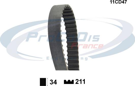Procodis France 11CD47 - Timing Belt car-mod.net