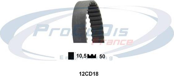 Procodis France 12CD18 - Timing Belt car-mod.net