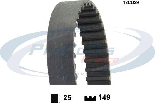 Procodis France 12CD29 - Timing Belt car-mod.net