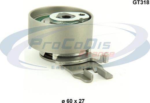 Procodis France GT318 - Tensioner Pulley, timing belt car-mod.net