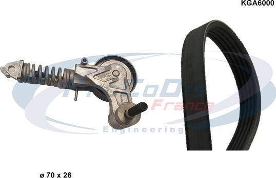 Procodis France KGA6000 - V-Ribbed Belt Set car-mod.net