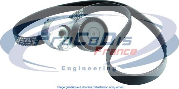 Procodis France KGA3035 - V-Ribbed Belt Set car-mod.net