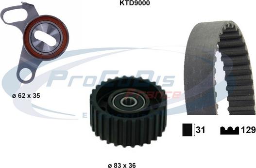 Procodis France KTD9000 - Timing Belt Set car-mod.net