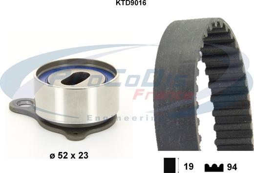 Procodis France KTD9016 - Timing Belt Set car-mod.net