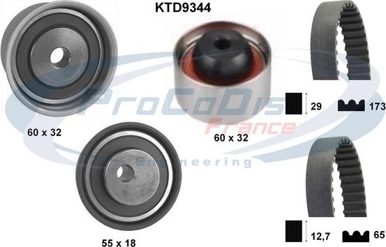 Procodis France KTD9344 - Timing Belt Set car-mod.net