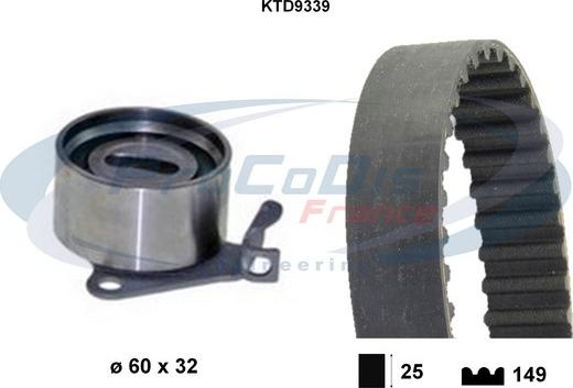 Procodis France KTD9339 - Timing Belt Set car-mod.net