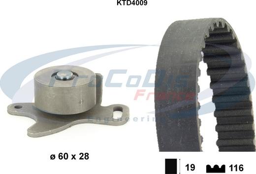 Procodis France KTD4009 - Timing Belt Set car-mod.net