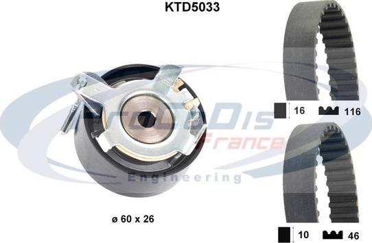 Procodis France KTD5033 - Timing Belt Set car-mod.net