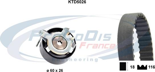 Procodis France KTD5026 - Timing Belt Set car-mod.net