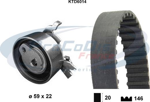 Procodis France KTD6014 - Timing Belt Set car-mod.net