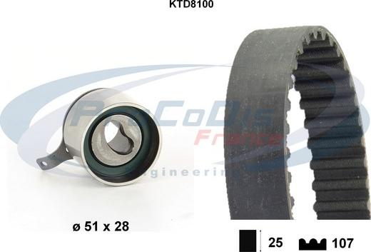 Procodis France KTD8100 - Timing Belt Set car-mod.net