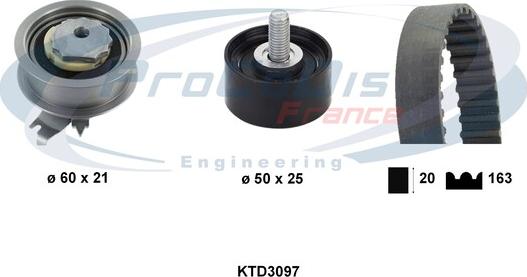 Procodis France KTD3097 - Timing Belt Set car-mod.net