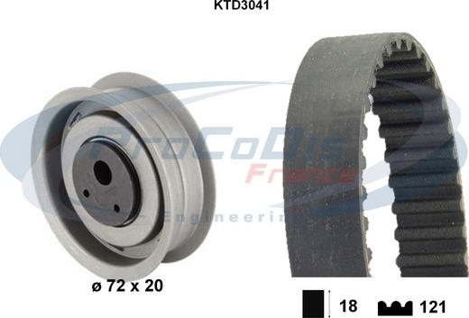 Procodis France KTD3041 - Timing Belt Set car-mod.net