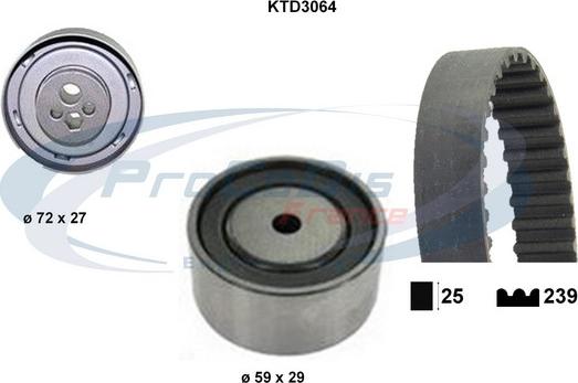 Procodis France KTD3064 - Timing Belt Set car-mod.net