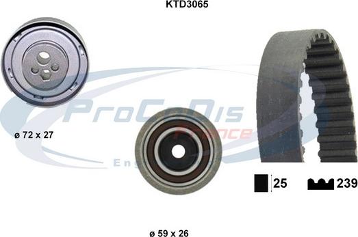 Procodis France KTD3065 - Timing Belt Set car-mod.net