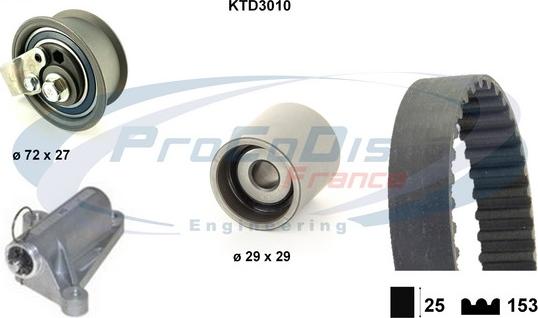 Procodis France KTD3010 - Timing Belt Set car-mod.net