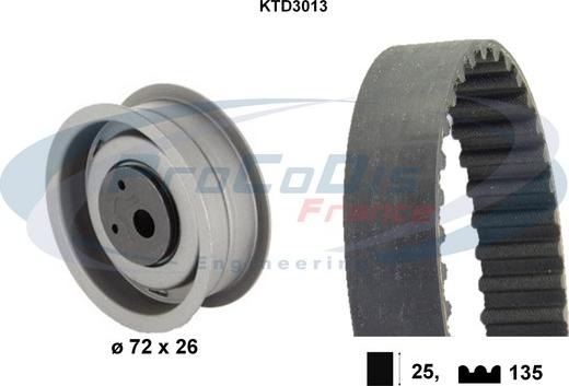 Procodis France KTD3013 - Timing Belt Set car-mod.net