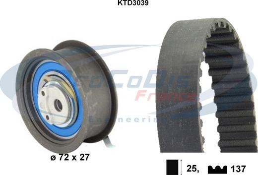 Procodis France KTD3039 - Timing Belt Set car-mod.net