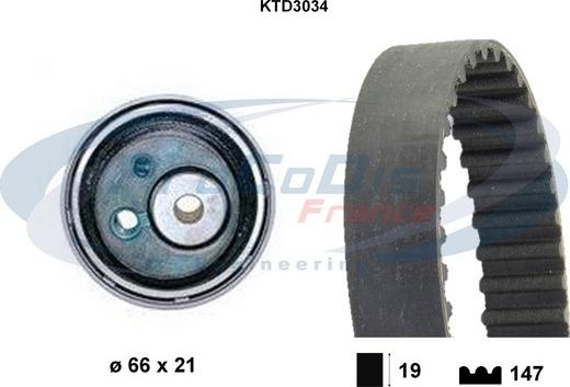 Procodis France KTD3034 - Timing Belt Set car-mod.net