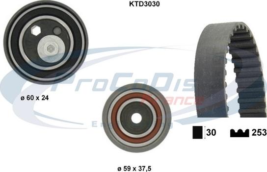Procodis France KTD3030 - Timing Belt Set car-mod.net