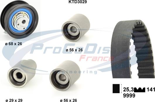 Procodis France KTD3029 - Timing Belt Set car-mod.net