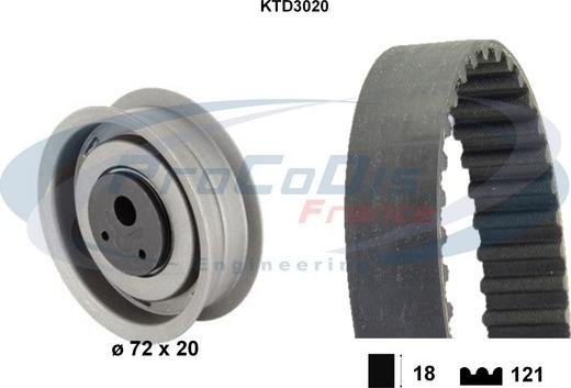 Procodis France KTD3020 - Timing Belt Set car-mod.net
