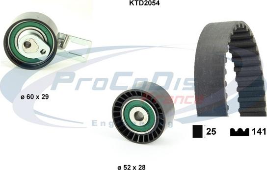 Procodis France KTD2054 - Timing Belt Set car-mod.net