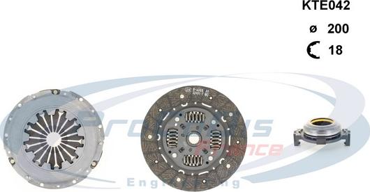 Procodis France KTE042 - Clutch Kit car-mod.net
