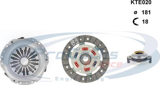 Procodis France KTE020 - Clutch Kit car-mod.net