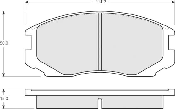 Procodis France PF1291 - Brake Pad Set, disc brake car-mod.net