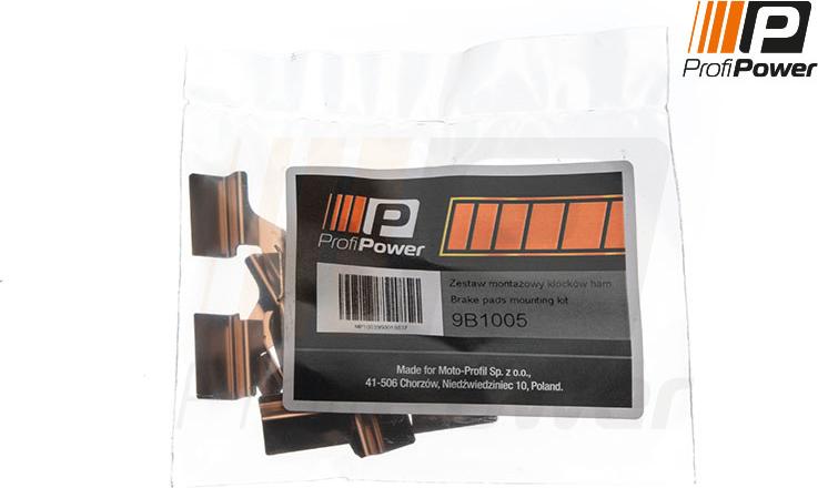 ProfiPower 9B1005 - Accessory Kit for disc brake Pads car-mod.net