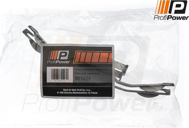ProfiPower 9B1034 - Accessory Kit for disc brake Pads car-mod.net