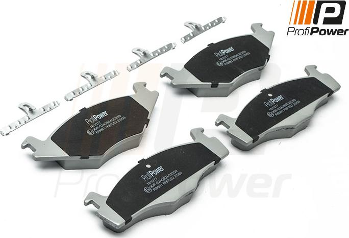 ProfiPower 1B1077 - Brake Pad Set, disc brake car-mod.net