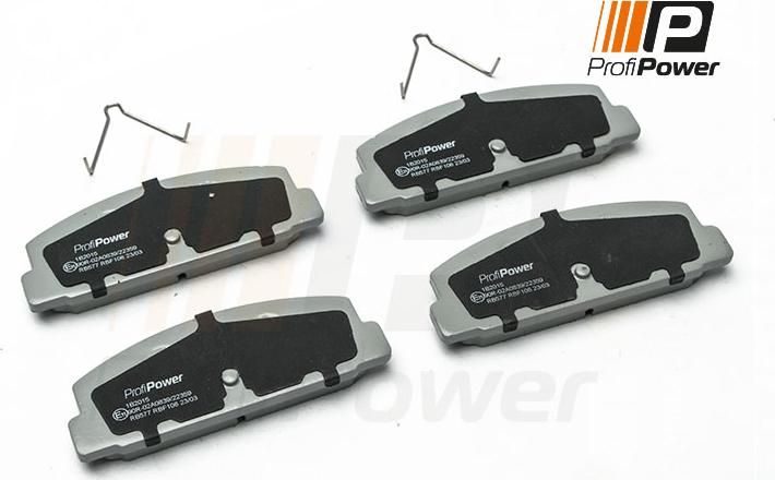 ProfiPower 1B2015 - Brake Pad Set, disc brake car-mod.net