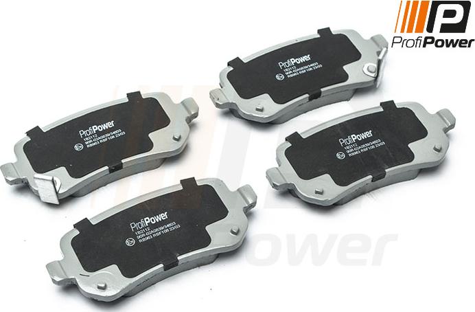 ProfiPower 1B2112 - Brake Pad Set, disc brake car-mod.net