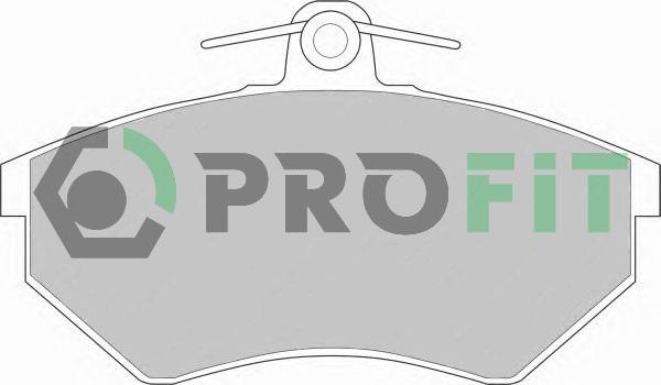 Profit 5000-0774 - Brake Pad Set, disc brake car-mod.net
