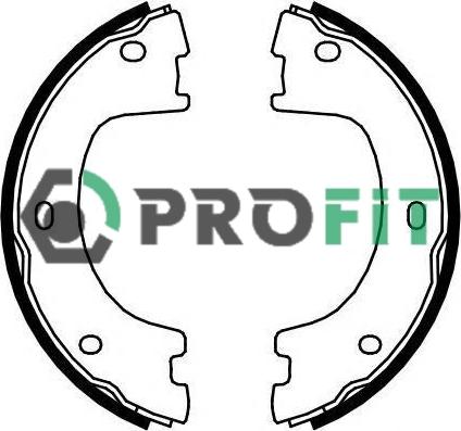 Profit 5001-4103 - Drum Brake Shoe Set car-mod.net
