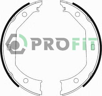 Profit 5001-0585 - Drum Brake Shoe Set car-mod.net