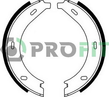 Profit 5001-0536 - Drum Brake Shoe Set car-mod.net
