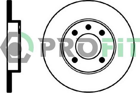Profit 5010-0103 - Brake Disc car-mod.net
