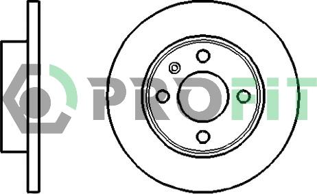Profit 5010-0875 - Brake Disc car-mod.net