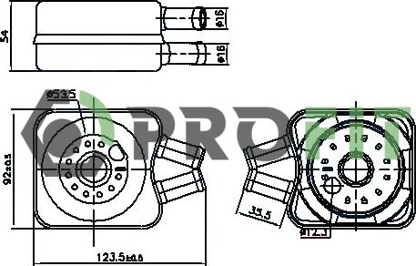 Profit 1745-0062 - Oil Cooler, engine oil car-mod.net