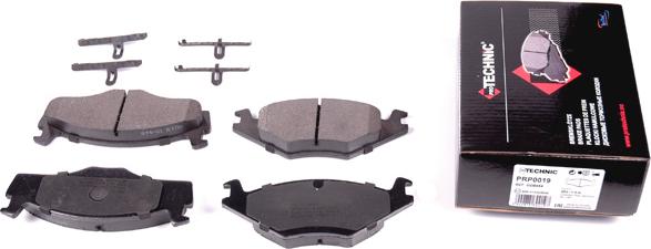 Protechnic PRP0019 - Brake Pad Set, disc brake car-mod.net
