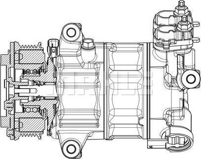 PSH 090.595.024.310 - Compressor, air conditioning car-mod.net