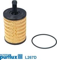 Purflux L267D - Oil Filter car-mod.net