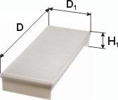 PZL Filters WA60480 - Filter, interior air car-mod.net