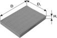PZL Filters WA60390 - Filter, interior air car-mod.net