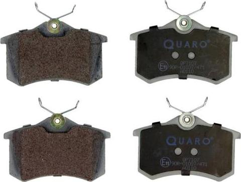 QUARO QP7107 - Brake Pad Set, disc brake car-mod.net