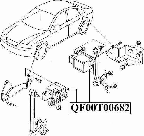 Quattro Freni QF00T00682 - Sensor, Xenon light (headlight range adjustment) car-mod.net