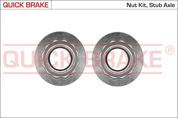QUICK BRAKE 9810K - Nut, stub axle car-mod.net